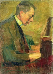 Retrato de Sergei Rakhmaninov, 1916